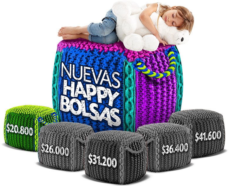 Selecciona tu happy bolsa mensual