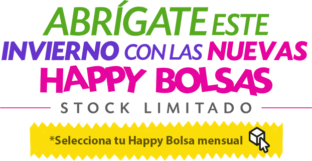 Abrígate este invierno con las nuevas happy bolsas