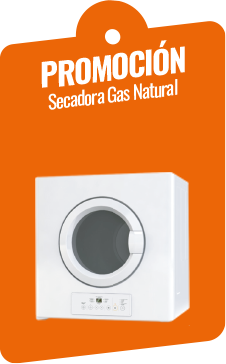 Instala secadora a gas natural